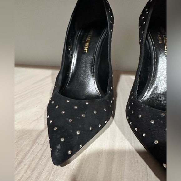 Saint Laurent Anja Studded Heels - Picture 3 of 8